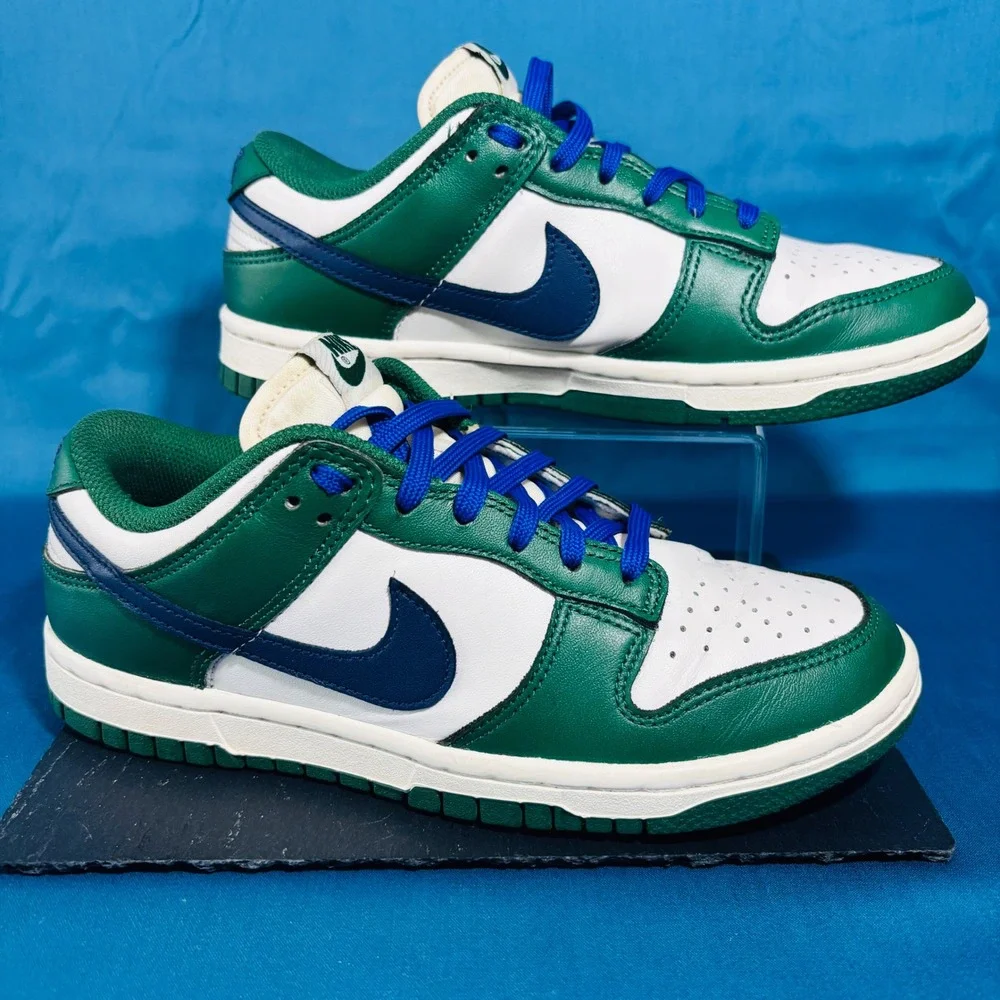 Nike Dunk Low Gorge Green Midnight Navy Women's 5 DD1503-300 Sneakers